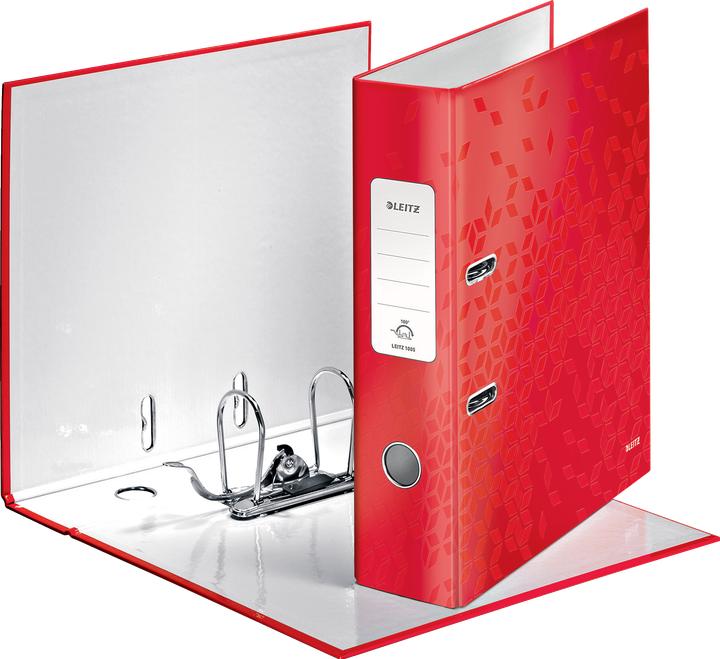 Actual product image Leitz Folder A4 8cm Wow red (A4, 80 mm, 1 Piece)