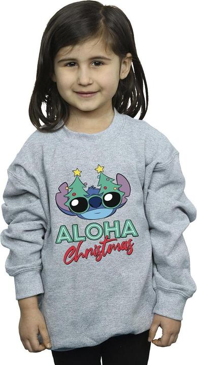 Produktbild Disney Lilo And Stitch Christmas Tree Shades Sweatshirt Mädchen (128)