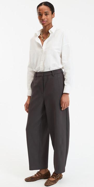 Produktbild La Redoute Collections Weite 7/8tel-Barrel-Hose aus Polyviskose (38)