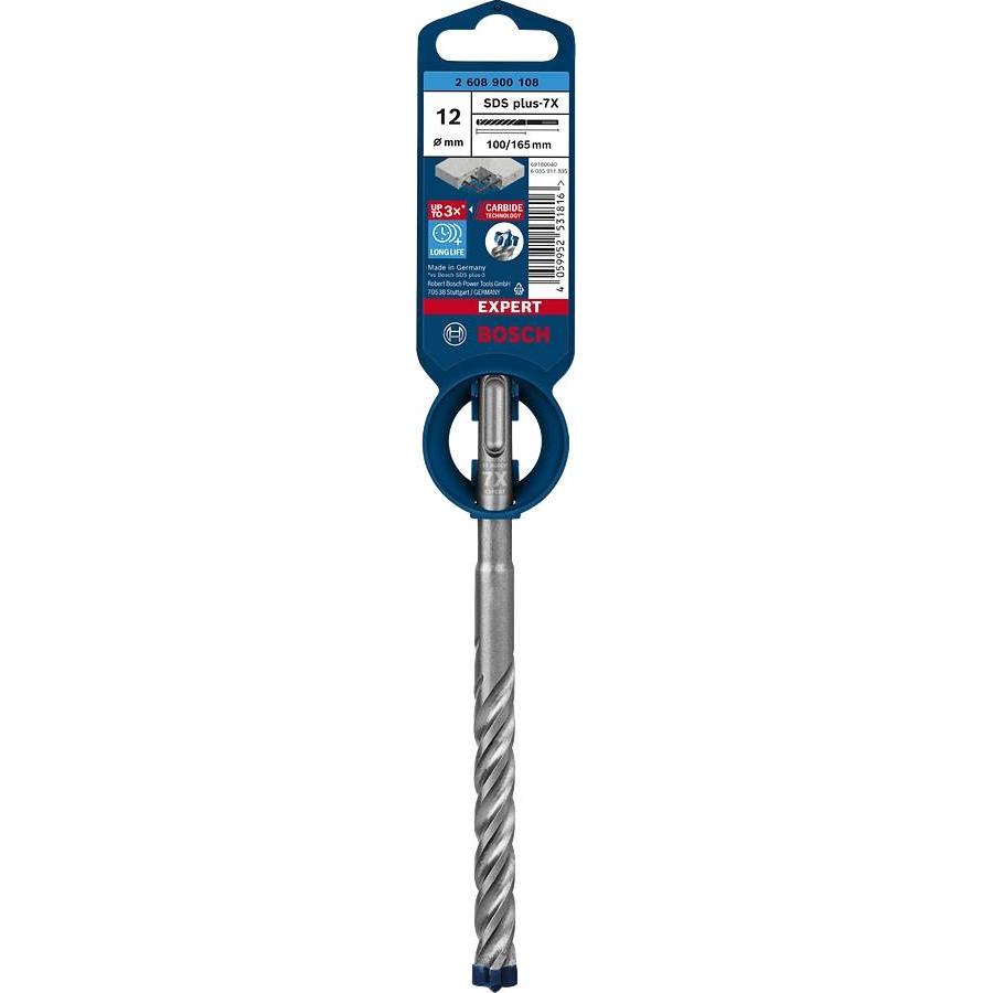 Thumbnail - Bosch Professional Zubehör, Bohrereinsatz, EXPERT SDS plus-7X Hammerbohrer, 30 x 400 x 450 mm (30 Millimeter)