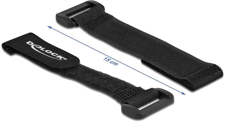 Produktbild Delock Klett-Kabelbinder mit Schlaufe (Klettkabelbinder, 150 mm, 5 Stk.)