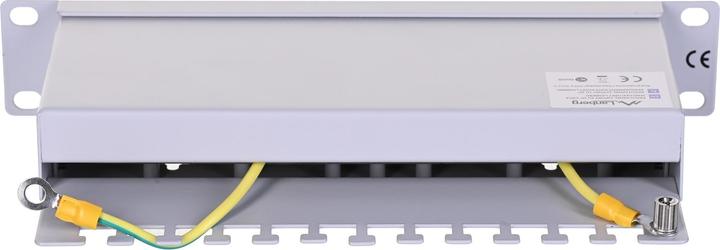 Produktbild Lanberg Patch Panel 25,40cm (10"), 12 port 1U, cat.6, grey