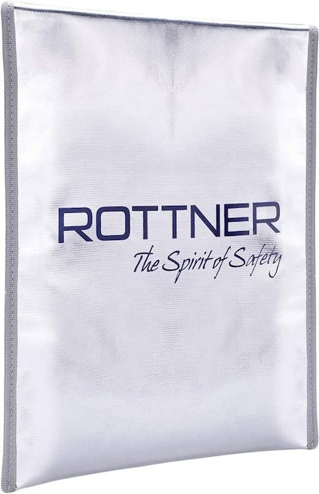 Actual product image Rottner Fireproof Document Wallet A4 Size Velcro (A4)