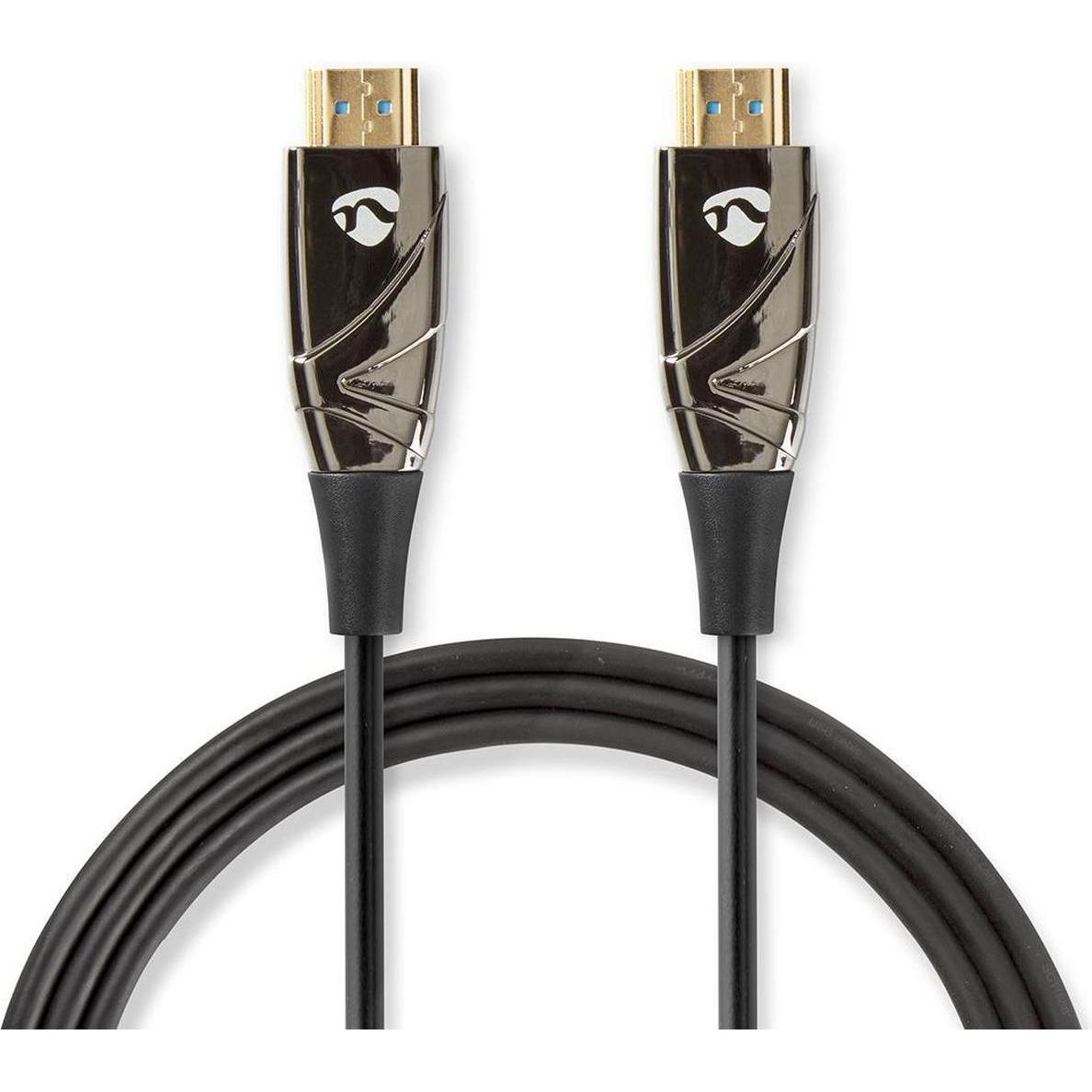 Nedis Cavo Hdmi Ottico Attivo Ad Alta Velocità Con Ethernet Spina Hdmi - Cavo - Scavo (40 M), Cavo Video