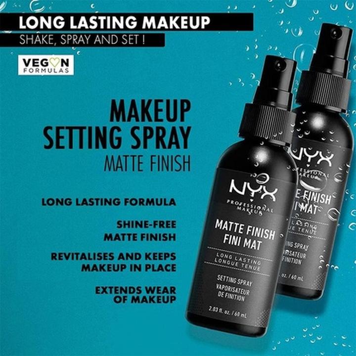 Actual product image NYX Professional Make-Up Setting Spray Matte (Transparent)