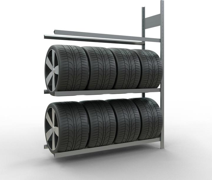 Produktbild Schulte Lagertechnik Räder-Anbauregal MULTIplus151