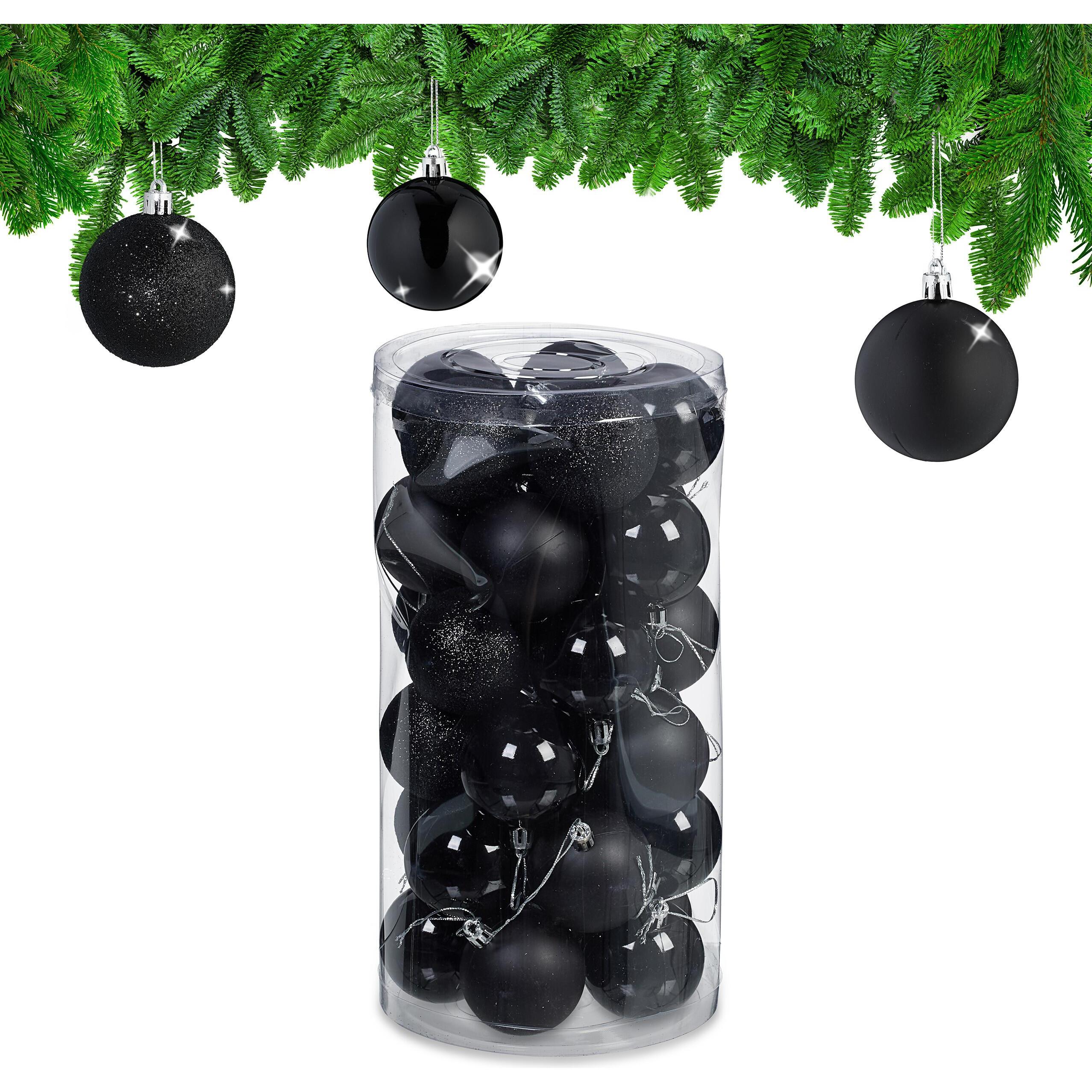 Relaxdays, Decorazioni per albero di Natale, 30x palline-natale (30 -parte)