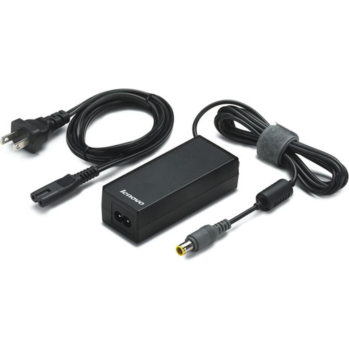Lenovo ThinkPad 65W Ultraportable AC Adapter (65 W), Notebook Netzteil, Schwarz