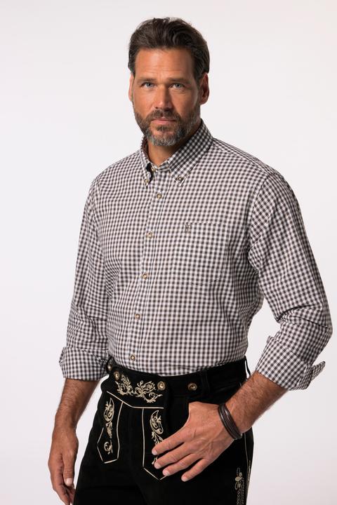 Immagine prodotto JP1880 Karohemd, Tracht, Langarm, Buttondown-Kragen, Modern Fit (4XL)