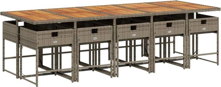 Produktbild vidaXL Garten Essgruppe (275 x 106 x 73 cm)