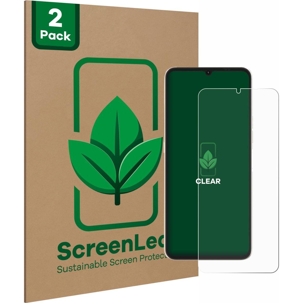 ScreenLeaf Schutzfolie nachhaltiger Displayschutz Displayschutzfolie Folie Klar Transparent (2 Stück, Umidigi F3S), Smar...