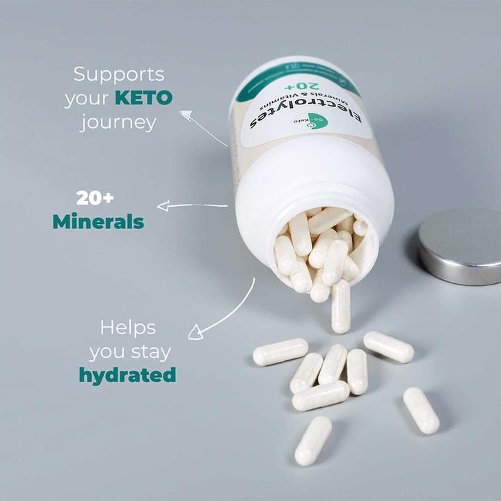 Actual product image Go-Keto Electrolytes (240 Piece, Capsules, 165 g)