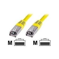 Thumbnail - Digitus CAT 5e SF-UTP Patchkabel PVC AWG 26/7 Länge 3 m Farbe Gelb (SF/UTP, CAT5e, 3 m), Netzwerkkabel