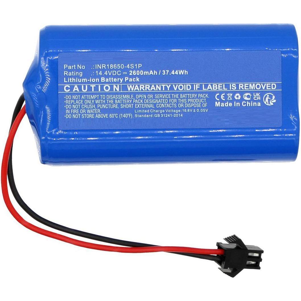 CoreParts Battery 14.4V 2600mAh 37.44Wh, Staubsauger Roboter Zubehör, Blau