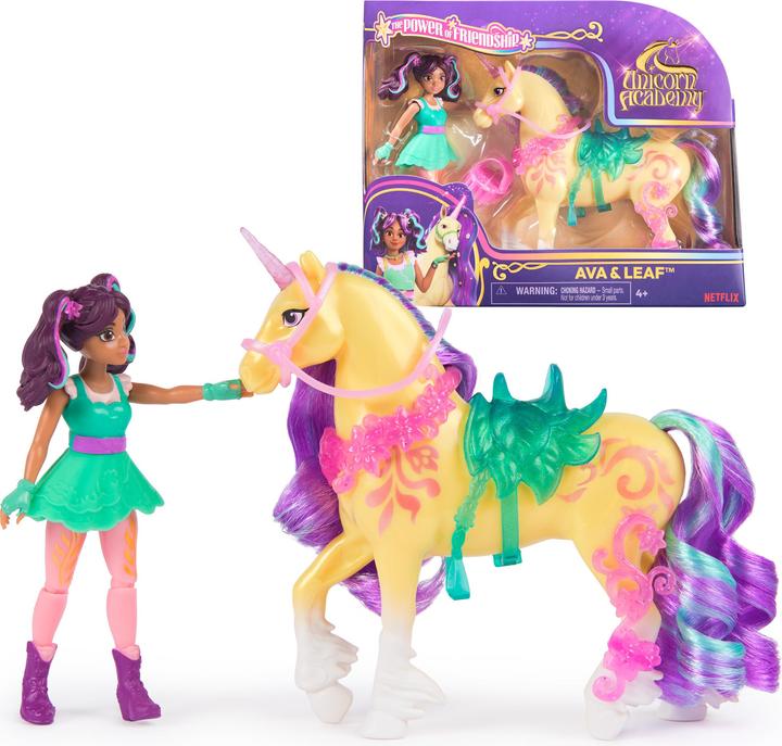 Produktbild Unicorn Academy Ava und Einhorn Leaf