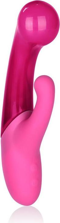 Actual product image CalExotics Opal by Jopen Vibrating Glass Massager - Pink