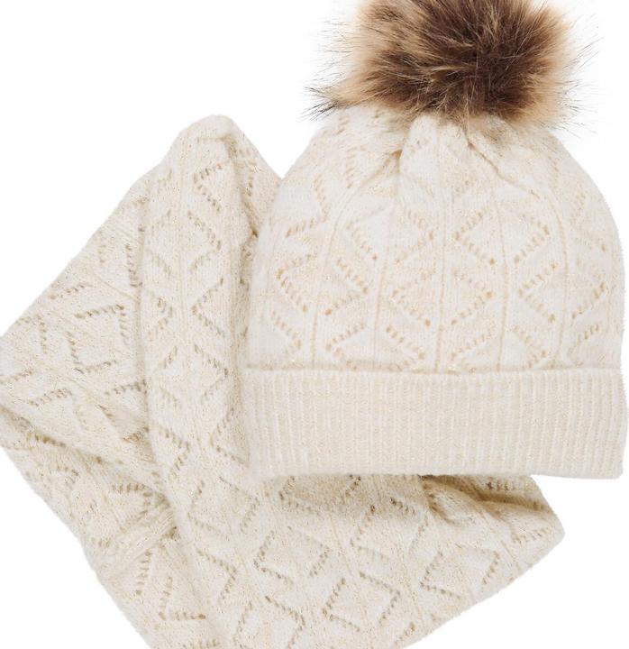 Actual product image La Redoute Collections Cap and snood set (52)