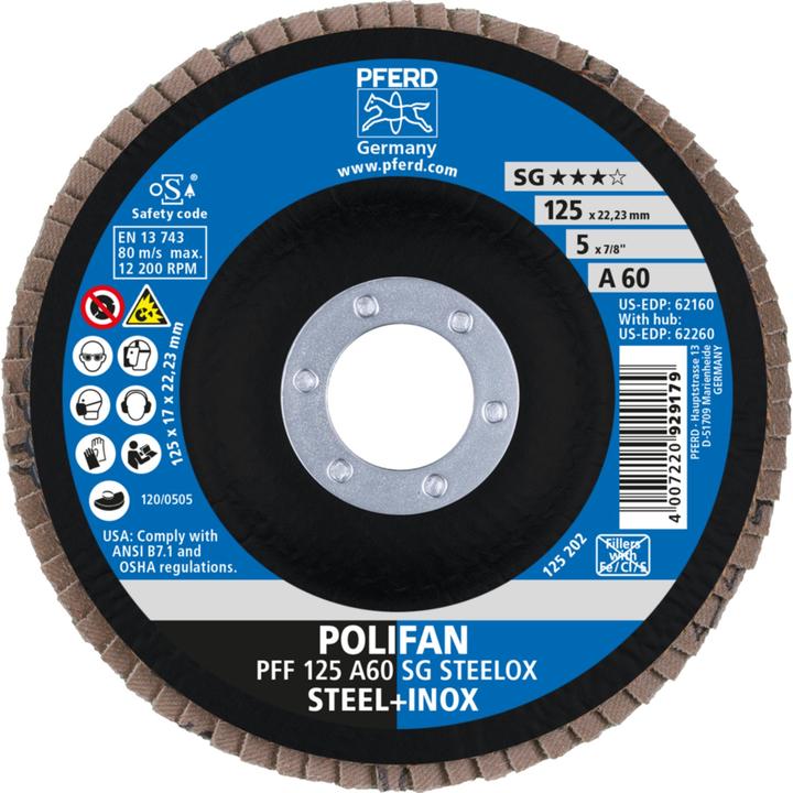 Produktbild Pferd POLIFANFächerscheibe PFF60 SG STEELOX (60)