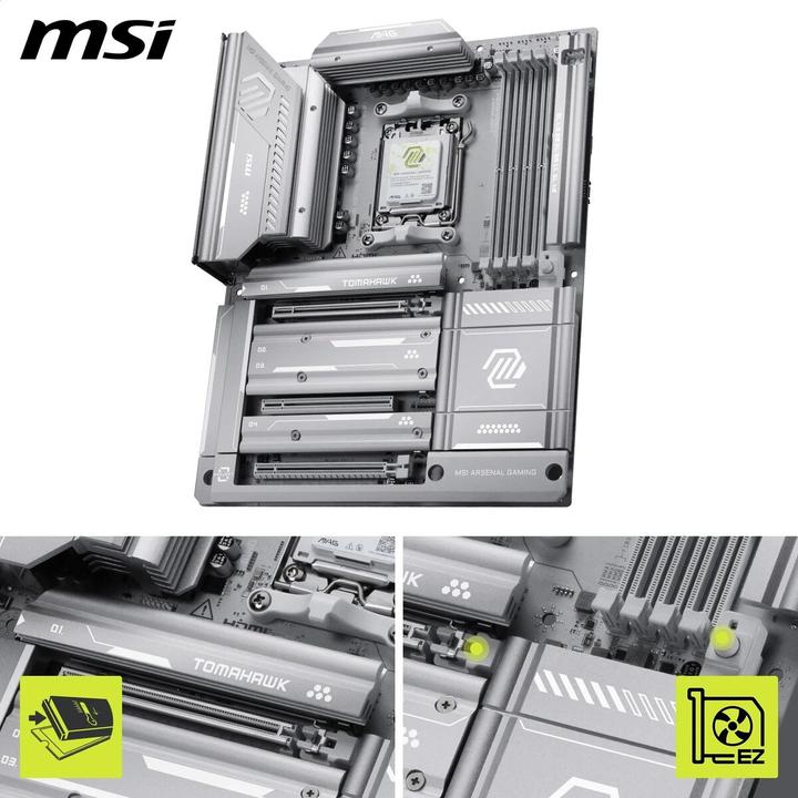 Produktbild MSI MAG X870E Tomahawk Max WiFi (AM5, AMD X870E, ATX)