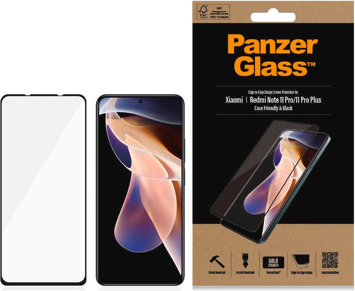 Actual product image PanzerGlass Standard (1 Piece, Xiaomi Redmi Note 11 Pro)