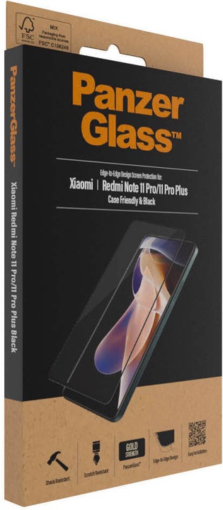 Actual product image PanzerGlass Standard (1 Piece, Xiaomi Redmi Note 11 Pro)