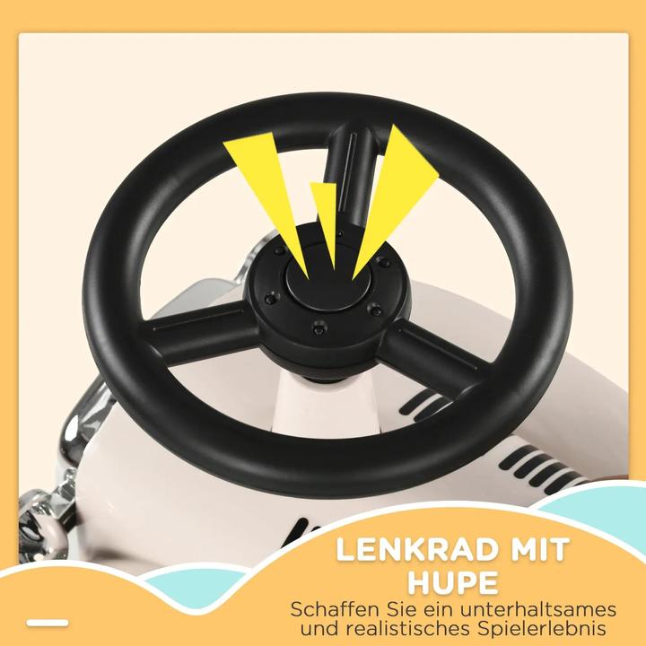 Actual product image Aiyaplay Slide car with storage space under the seat