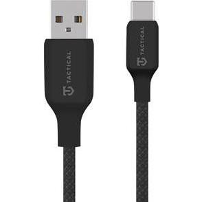 Tactical Cable USB-A/USB-C 0,3 m Schwarz (USB 2.0), Cavo USB
