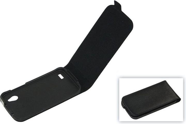 Actual product image König Design Mobile phone case (Flip Slim) for HTC Desire V black (HTC Desire V)