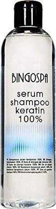 Produktbild BingoSpa Keratin Serum Shampoo gegen Haarbruch und Spliss 300ml (300 ml, Flüssiges Shampoo)