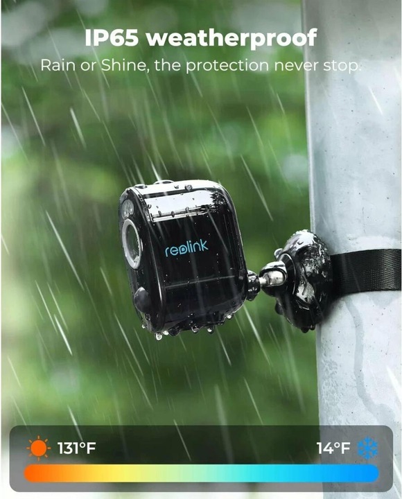 Produktbild Reolink Argus Series B330+Solar Panel+64GB SD Card-5MP (2560 x 1440 Pixels)