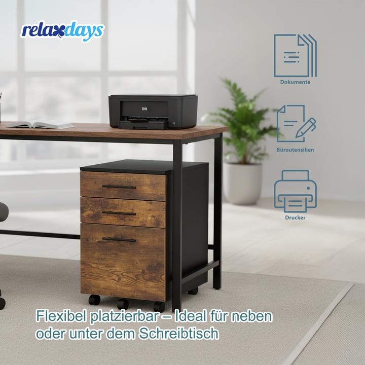 Produktbild Relaxdays Rollcontainer (40 x 40 x 57.50 cm)
