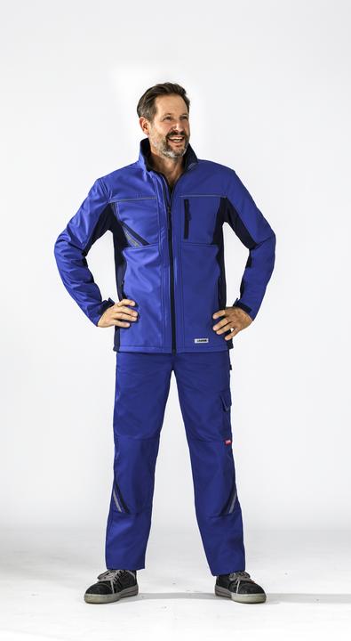 Produktbild Planam Softshelljacke kornblumenblau/marine/zink L XL (XL)
