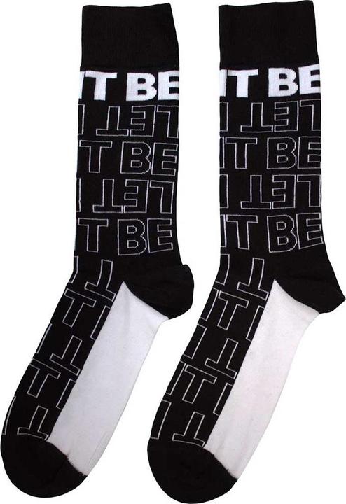 Immagine prodotto The Beatles Calzini unisex adulti Let It Be Text Outlines Repeat (40.5 - 45.5)