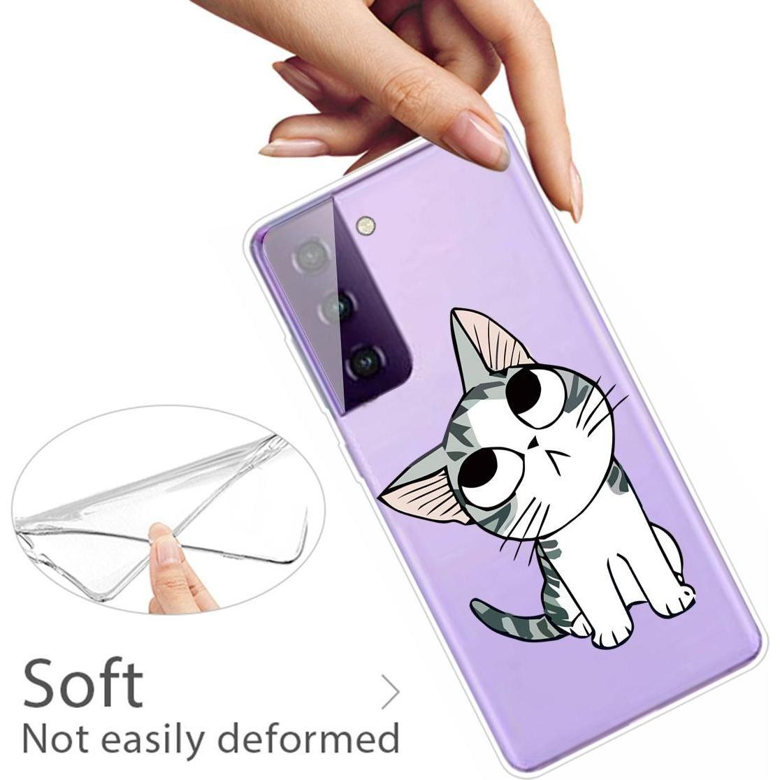 Thumbnail - König Design Hülle Handy Schutz für Samsung Galaxy S21 Case Cover Tasche Etuis Transparent (Samsung Galaxy S21+), Smartp...