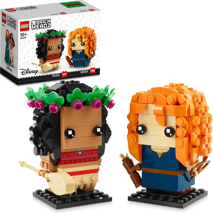 Produktbild LEGO Vaiana und Merida (40621, LEGO Brickheadz)
