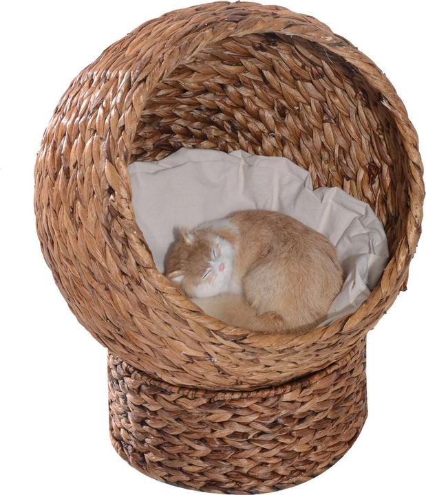 Produktbild PawHut Katzenhaus aus Rattangeflecht (Katze)