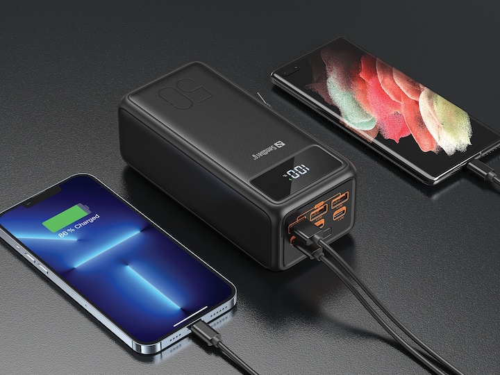 Actual product image Sandberg Powerbank USB-C PD 130W 50000 (50000 mAh, 100 W, 185 Wh)