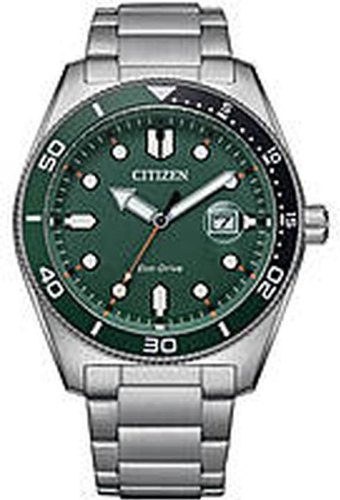 Produktbild Citizen Orologio Eco-Drive Quadrante Verde Cinturino Acciaio (Taucheruhr, 43 mm)