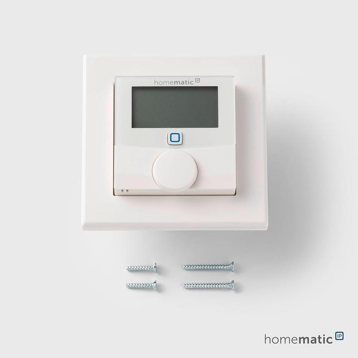 Actual product image Homematic IP Smart Home wall thermostat with switch