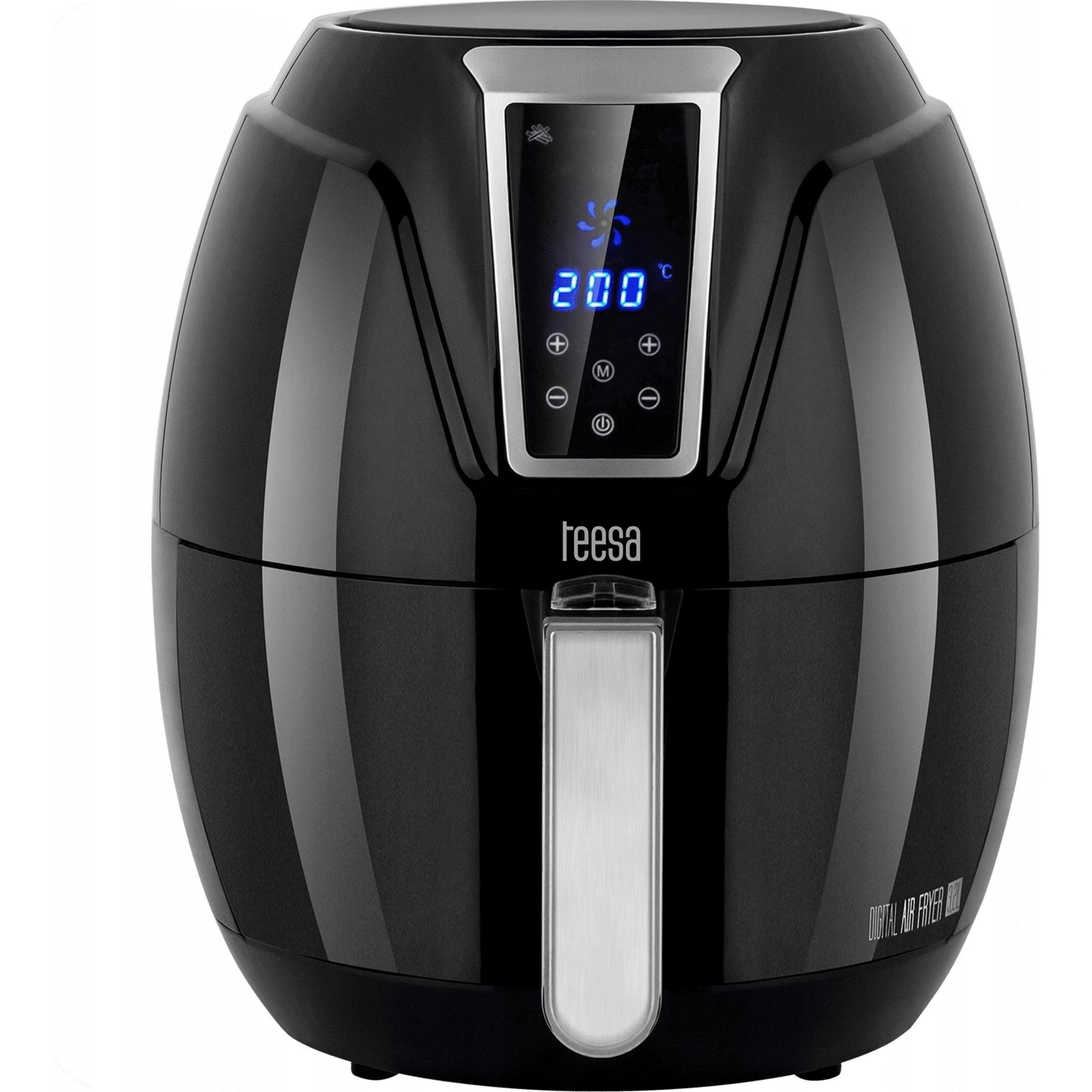 Teesa Digital Air Fryer 3 2 l, Fritteuse, Schwarz