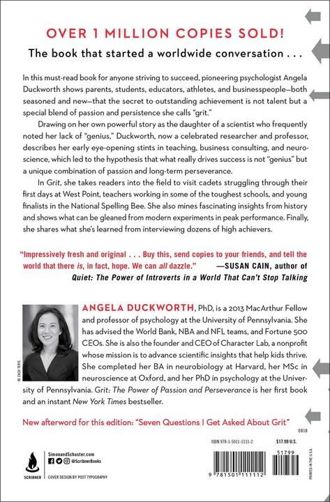 Immagine prodotto Grit (Inglese, Angela Duckworth, 2018)