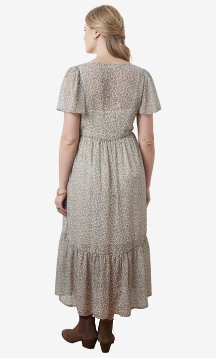 Actual product image Vertbaudet Maxikleid mit Volants für Schwangerschaft & Stillzeit (34)