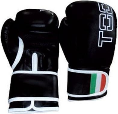 Actual product image Sko Boxing gloves TOORX LEOPARD BOT-001 8oz black eco leather (8 OZ)