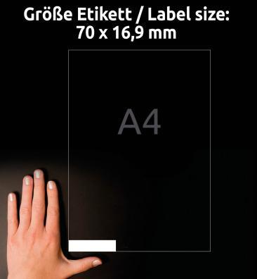 Actual product image Avery Universal labels