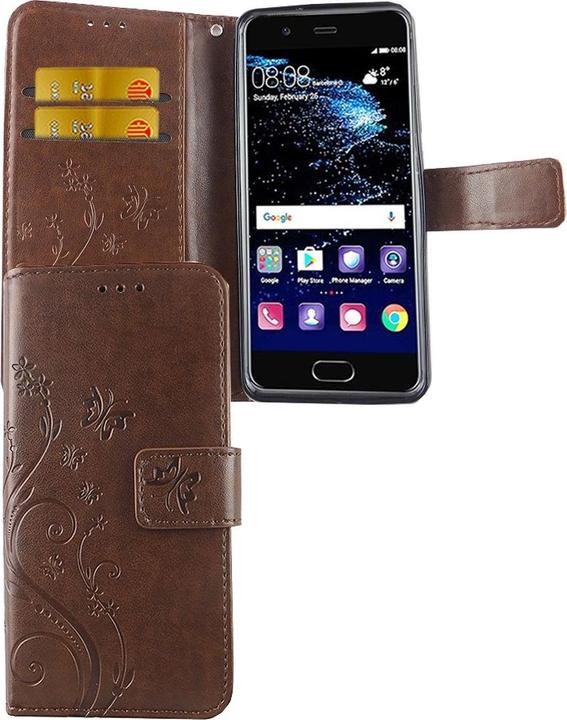 Produktbild König Design Hülle Handy Schutz für Huawei P10 Case Cover Tasche Wallet Etui Handyhülle Neu (Haier P10)