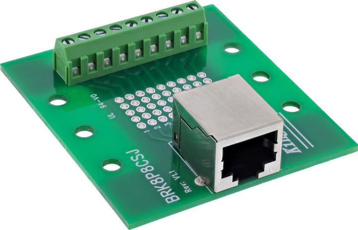 Image du produit InLine ® Terminalblock, RJ45 Buchse, gerade, für Hutschiene (Accessoires réseau)