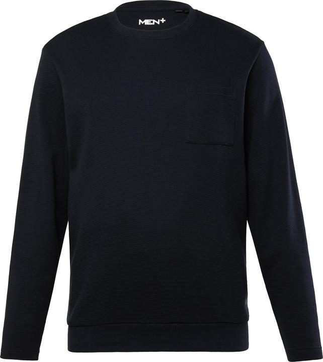 Produktbild Men+ Langarmshirt, Waffelstruktur, Bauchfit, Rundhals (8XL)