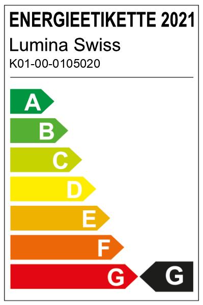 Energie-Label Lumina Swiss LED-Streifen-Set Multicolor 5m Pure Outdoor Simplex (500 cm, Outdoor)
