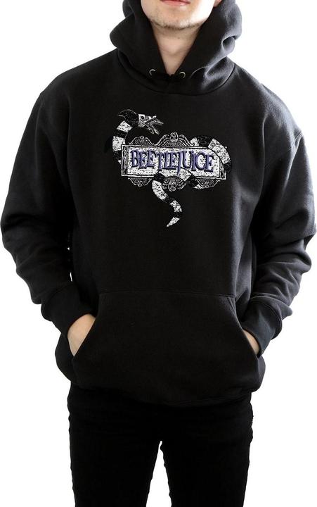 Immagine prodotto Beetlejuice Felpa con cappuccio e logo Sandworm per uomo (XL)
