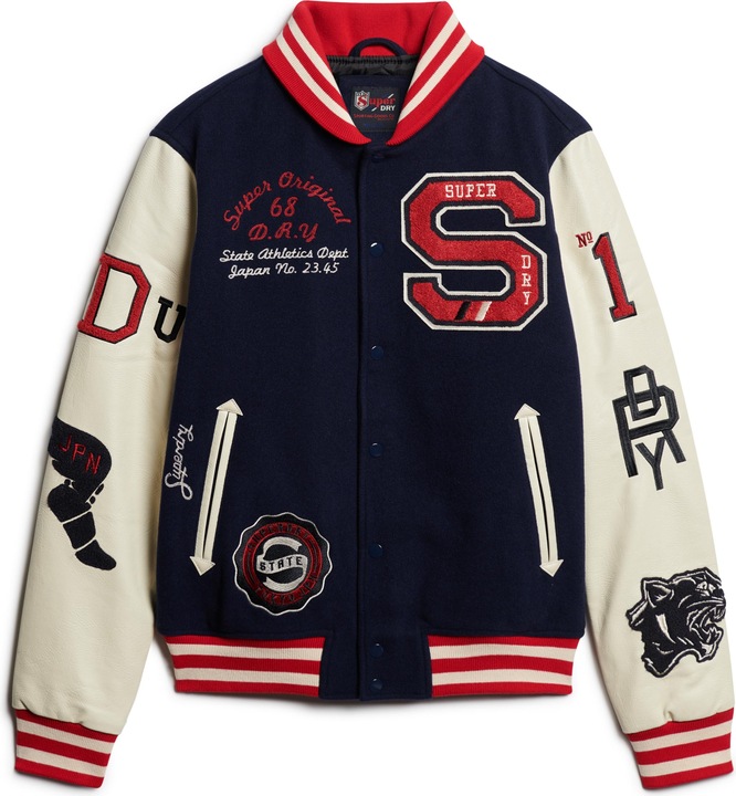 Actual product image Superdry College Varsity Patched Bomber (XXL)